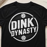 Pickleball Sport-Tek Performance Tee, Dink Dynasty, Moisture-Wicking Athletic Pickleball Court Apparel thumbnail 1