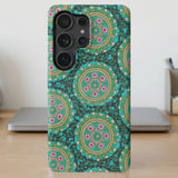 Teal Floral Mandala MagSafe® Phone Case  thumbnail 2