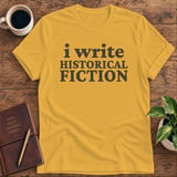 I Write Historical Fiction Softstyle Tee thumbnail 5