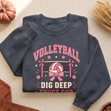 Dig Deep Trust God Volleyball Tee thumbnail 9