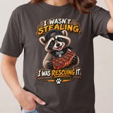 I Wasn't Stealing Raccoon Tee thumbnail 2