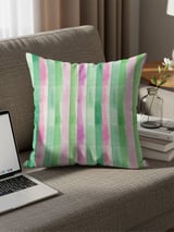 Striped Throw Blanket and Pillow: Watercolor Wash, Soft Cozy Gifts for Home  thumbnail 7