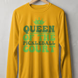 Pickleball Sport-Tek Long Sleeve Tee, Queen of the Pickleball Court, Outdoor Performance Sun Shield Shirt thumbnail 3