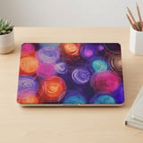 Abstract Glowing Circles MacBook Case thumbnail 3