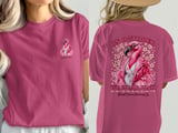 Personalized In October We Wear Pink Tee thumbnail 4