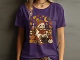 Cozy Autumn Ghost Reading Tee or Sweatshirt thumbnail 10