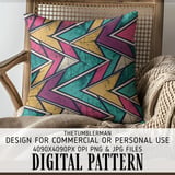 Digital Pattern, Geometric Design, Abstract, Triangle Pattern, Texture, Digital Bundle, Commercial Use, Printable Art, Graphic Design thumbnail 5