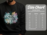 Cancer fighting t-shirt Victory Looks Like Me, Inspirational Tee, Cancer Awareness Shirt, Support T-Shirt, Survivor Gift, Hope Shirt thumbnail 2