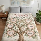 Nana's Family Tree Blanket thumbnail 3