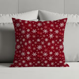 Ret Snowflake Throw Blanket and Pillow: Winter Home Decor  thumbnail 5