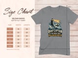 Boat Captain Of The Night Shift Halloween Watch Lighthouse Waves Nautical Graphic Crewneck Sweatshirt thumbnail 5