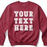 Custom Text Sweatshirt thumbnail 4