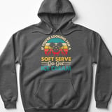 Pickleball Gildan Fleece Hoodie, If You're Looking For A Soft Serve Go Get Ice Cream, Pickleball Court Pullover thumbnail 4
