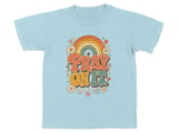 Pray On It Christian Youth T-Shirt | Retro Faith Rainbow Tee | Vintage Inspirational Boho Religious Gift for Her Women thumbnail 4