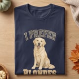 I Prefer Blondes Dog Tee thumbnail 2