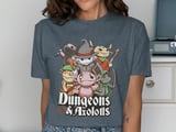 Dungeons & Axolotls RPG Crew T-Shirt thumbnail 11