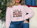 Knee Surgery T Shirt, Airport Alarm Funny, Metal Detector Joke Tee, Joint Replacement Recovery Gift, Operation Humor T-Shirt, Travel Humor thumbnail 1