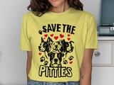 Save The Pitties Tee | Pit Bull Rescue Shirt | Pittie Lover Gift | Rescue Dog Apparel thumbnail 4
