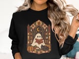 Cozy Bookish Ghost Tee thumbnail 13