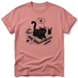 Bookish Black Cat Tee thumbnail 9
