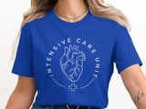 ICU Nurse T-Shirt: Anatomical Heart Design, Intensive Care Unit Staff Tee thumbnail 5