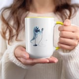 Halloween Mug, Singing Ghost Mug, Spooky Season, Halloween Gifts, Ghost Band, Music Lover, Halloween Party, Cute Cat Mug thumbnail 4