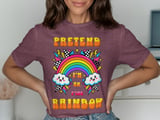 Pretend I'm An F'ing Rainbow Tee thumbnail 2