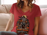 Spooky Season Security Pitbull Tee | Halloween Pittie Shirt | Pit Bull Mom Gift | Dog Lover Gift thumbnail 4