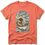 Coffee Wave ~ Comfort Colors Premium Tee thumbnail 4