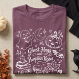 Ghost Hugs and Pumpkin Kisses Tee thumbnail 13