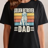 Retro Golden Retriever Dad Tee thumbnail 9