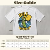 Pickleball Sport-Tek Performance Tee, Dill With It, Breathable Moisture-Wicking Court Apparel thumbnail 12