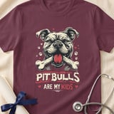 Pitbulls Are My Kids Tee | Pit Bull Mom Shirt | Pittie Lover Gift | Dog Mom Apparel thumbnail 15