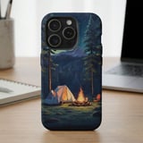 Cozy Night Campsite MagSafe® Phone Case thumbnail 2