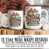 Garden Crew Digital Mug Wrap thumbnail 1