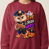 I've Seen Worse Officer Hoot the Owl Sweatshirt thumbnail 12