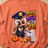 Trick Or Treat Officer Hoot the Owl Sweatshirt thumbnail 4