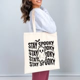 Stay Spooky Ghost Tote Bag thumbnail 4