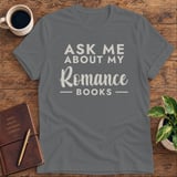 Ask Me About My Romance Books Softstyle Tee thumbnail 3