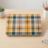 Vintage Yellow Plaid MacBook Case thumbnail 3