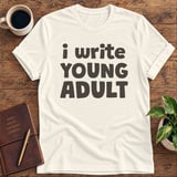 I Write Young Adult Softstyle Tee thumbnail 4