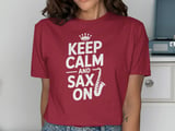 Keep Calm and Sax On T-Shirt thumbnail 12