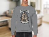 Sailing Ghost Ship All Hands On Deck Nautical Vintage Engraving Graphic Crewneck Sweatshirts thumbnail 15
