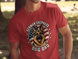 German Shepherd Dog Dad Tee thumbnail 1