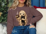 Mummy Coffee and Black Cat Tee or Sweatshirt thumbnail 16