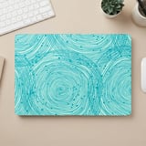Aqua Ripple Swirl MacBook Case thumbnail 5