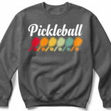 Pickleball Gildan Crewneck Sweatshirt, Pickleball, Court Warm Up thumbnail 4