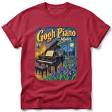Gogh Piano ~ Comfort Colors Premium Tee thumbnail 2