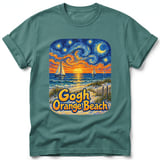 Gogh Orange Beach ~ Comfort Colors Premium Tee thumbnail 8