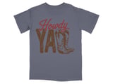 Howdy Y'all Western Boots Graphic T-Shirt thumbnail 2